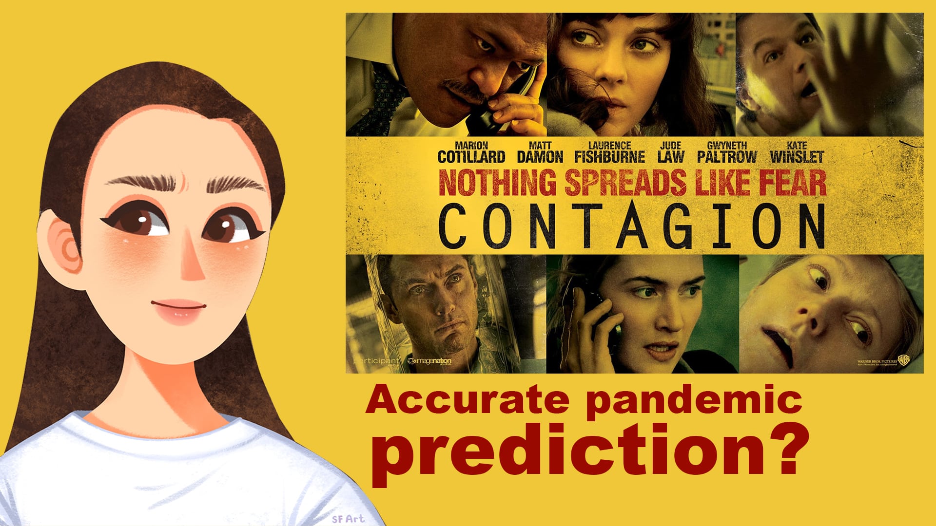 The movie Contagion describes a pandemic. Movie review.