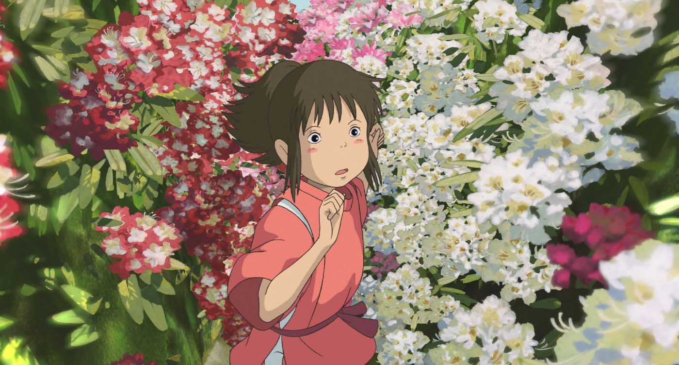chihiro ogino flowers. spirited away movie review